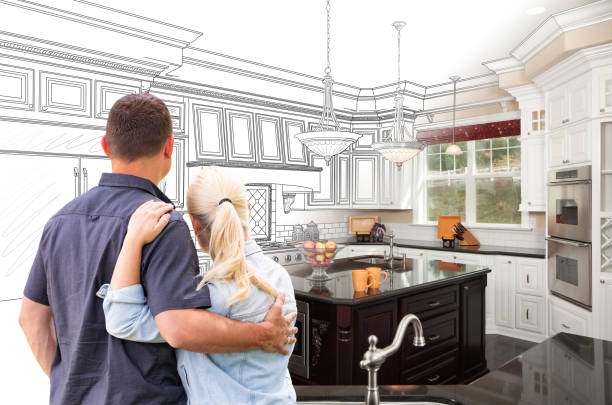 Professional Cabinet Refacing technician working in Skippack, PA